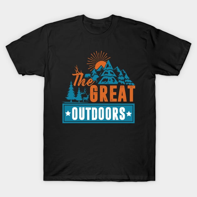 Great Outdoor T-Shirt by BrillianD